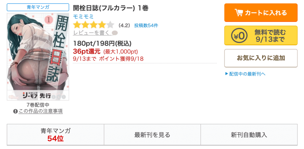 開栓日誌 シーモア